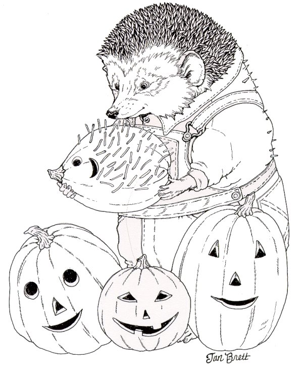 janbrett coloring pages - photo #23