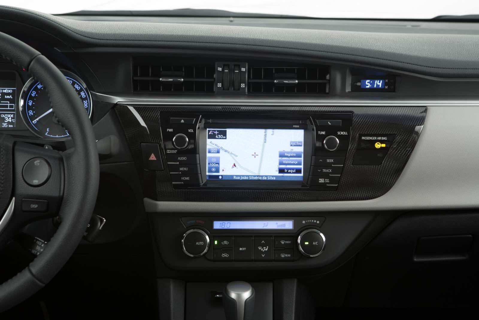 Novo Corolla XEi 2015 - interior