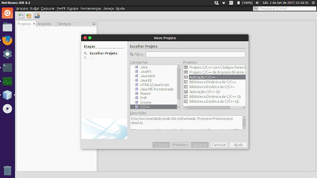 Como programar em C/C++ no Ubuntu