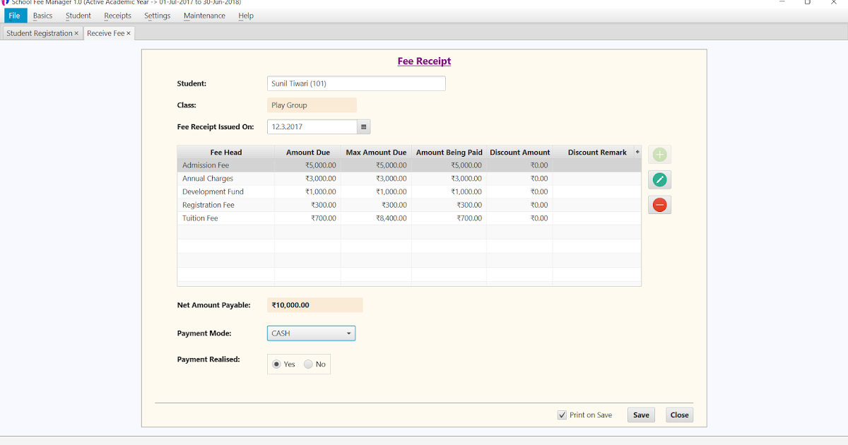 My Takes: School Fee Manager - a free and open-sourced JavaFX application
