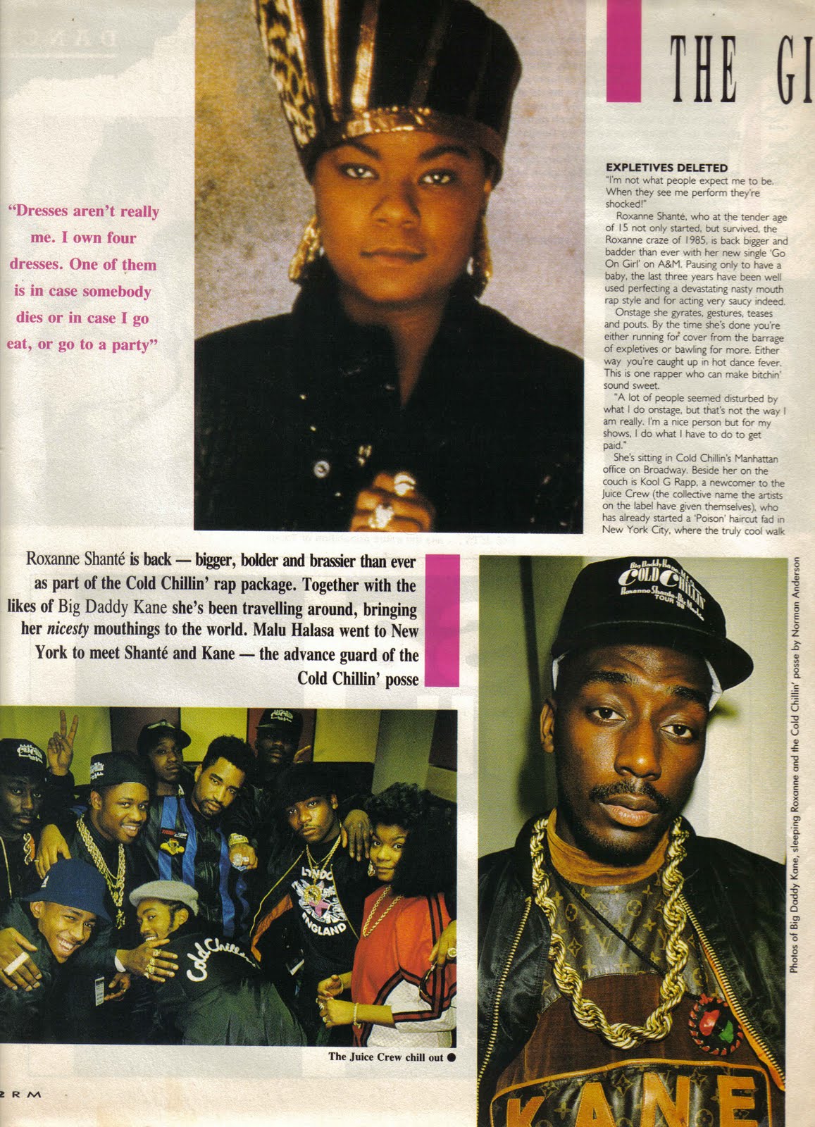 HipHop-TheGoldenEra: Record Mirror : Roxanne Shante Interview - 1988