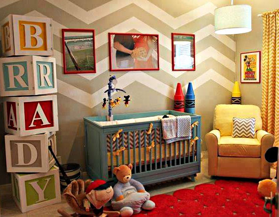 Desain Kamar Bayi Laki-Laki Minimalis Sederhana