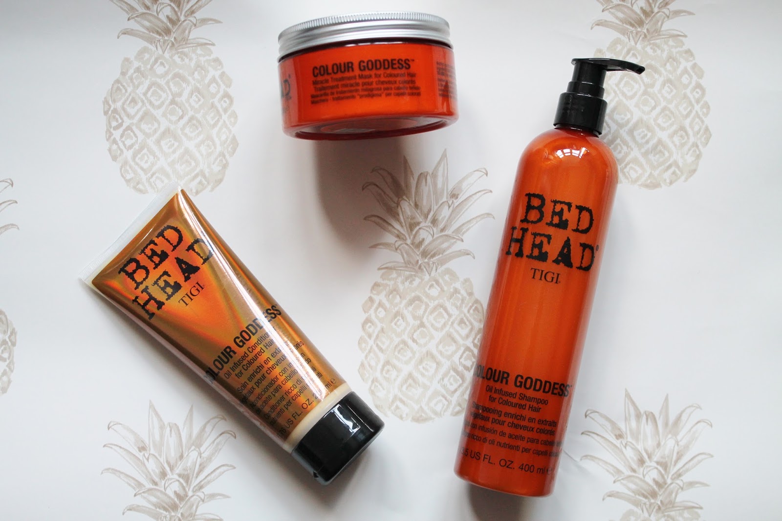 TIGI Bed Head Colour Goddess Oil Infused Range beekeyper