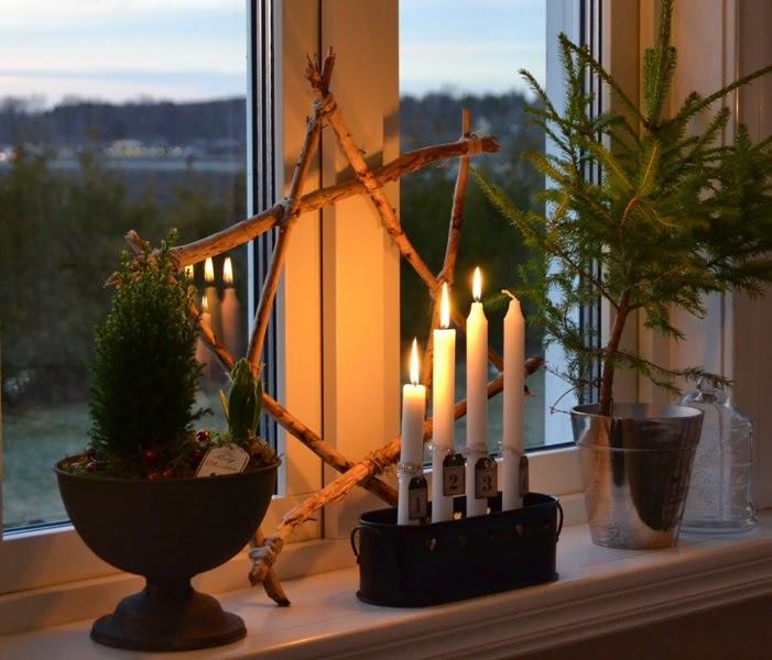 adventspyntad-fönsterbräda