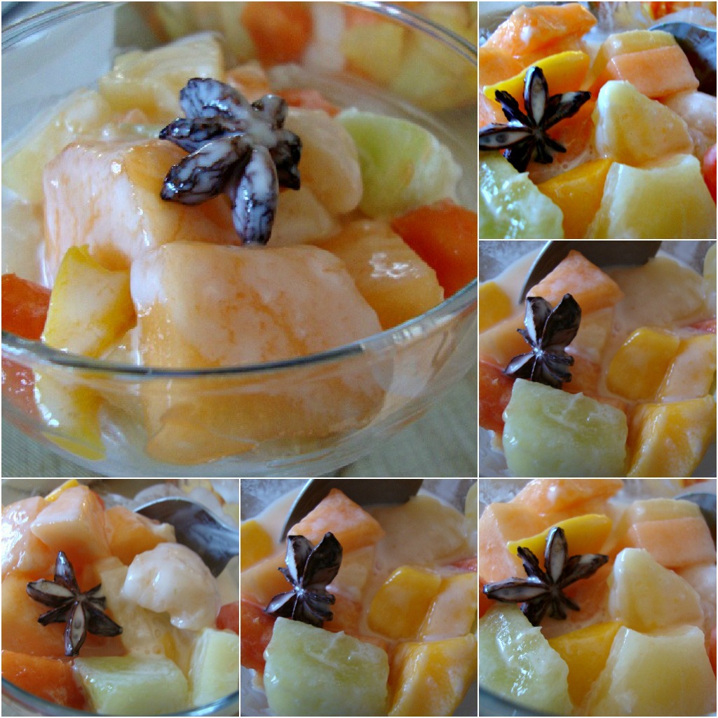 Tropical Fruit Salad with Coconut Dressing