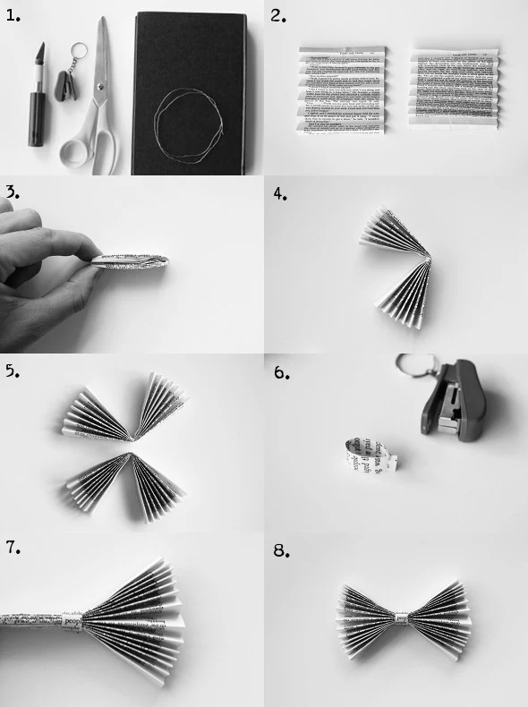 pajaritas, corbatas, papel, origami, hombres, manualidades, diys