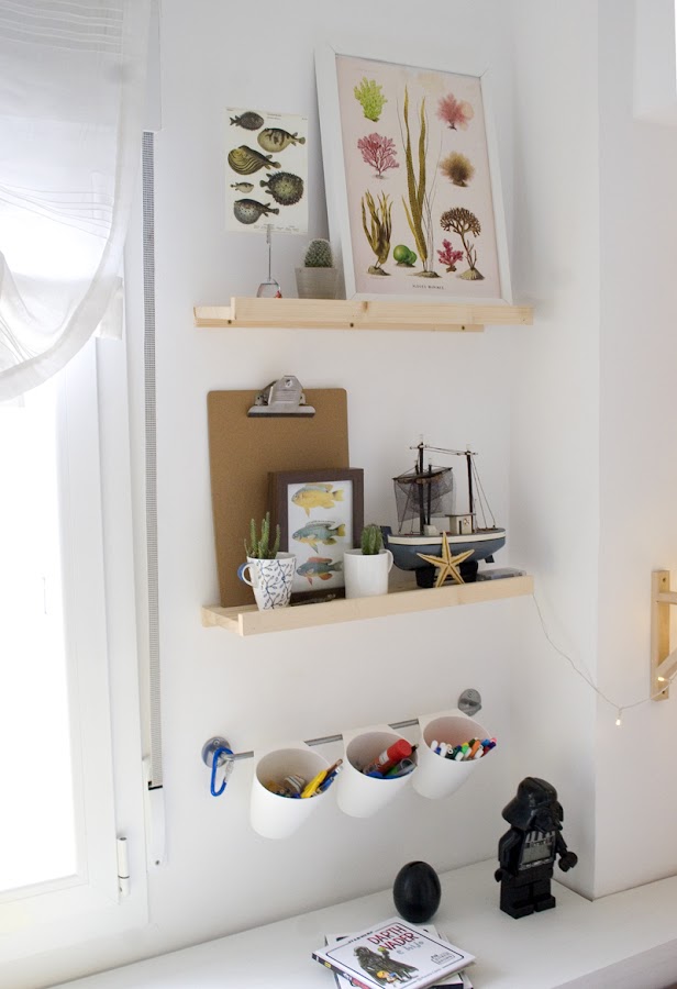 Decorar en familia: Diy estante para cuadros10