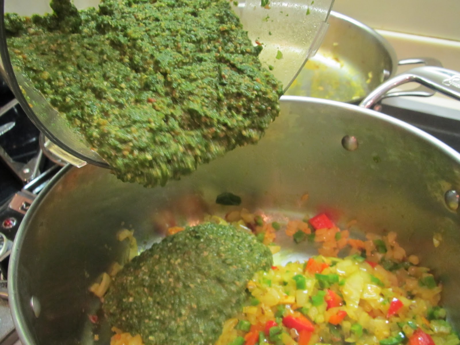 Artists Cooking with Gas: Saag Paneer (Indian spinach dish with