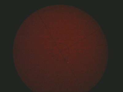 polar axis scope on Polaris