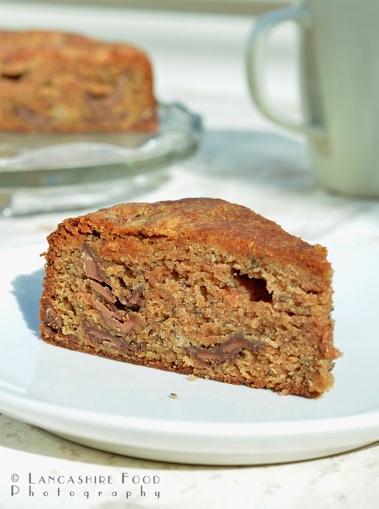 Lancashire Food Banana and chocolate buckwheat cake, naturally gluten
