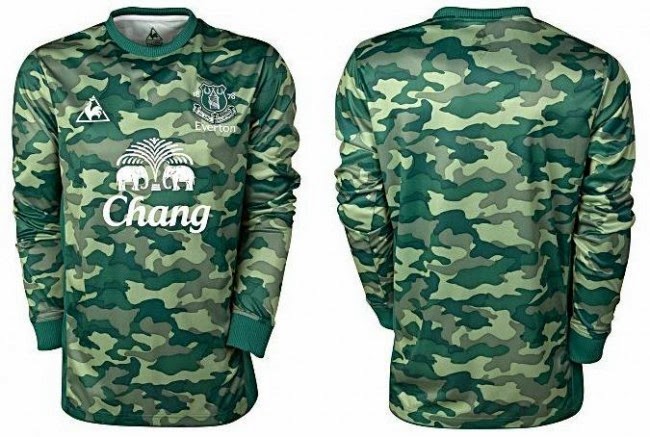 everton camo goalkeeper kit