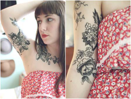 Tatuagens femininas nos bíceps Tatuagens femininas nos bíceps
