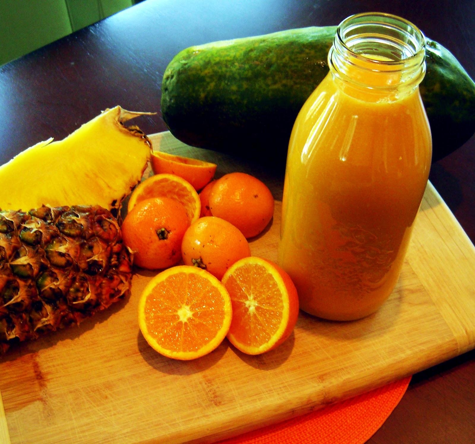 organic laguna Orange, Papaya, & Pineapple Juice