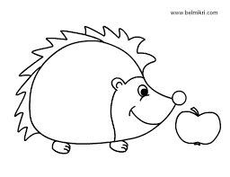 Hedgehog coloring page 8