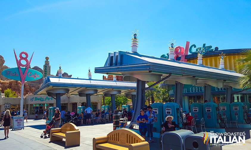 California Adventure Restaurants Cars Land Disneyland