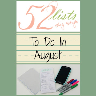 52 Lists #31 - To Do in August on Homeschool Coffee Break @ kympossibleblog.blogspot.com