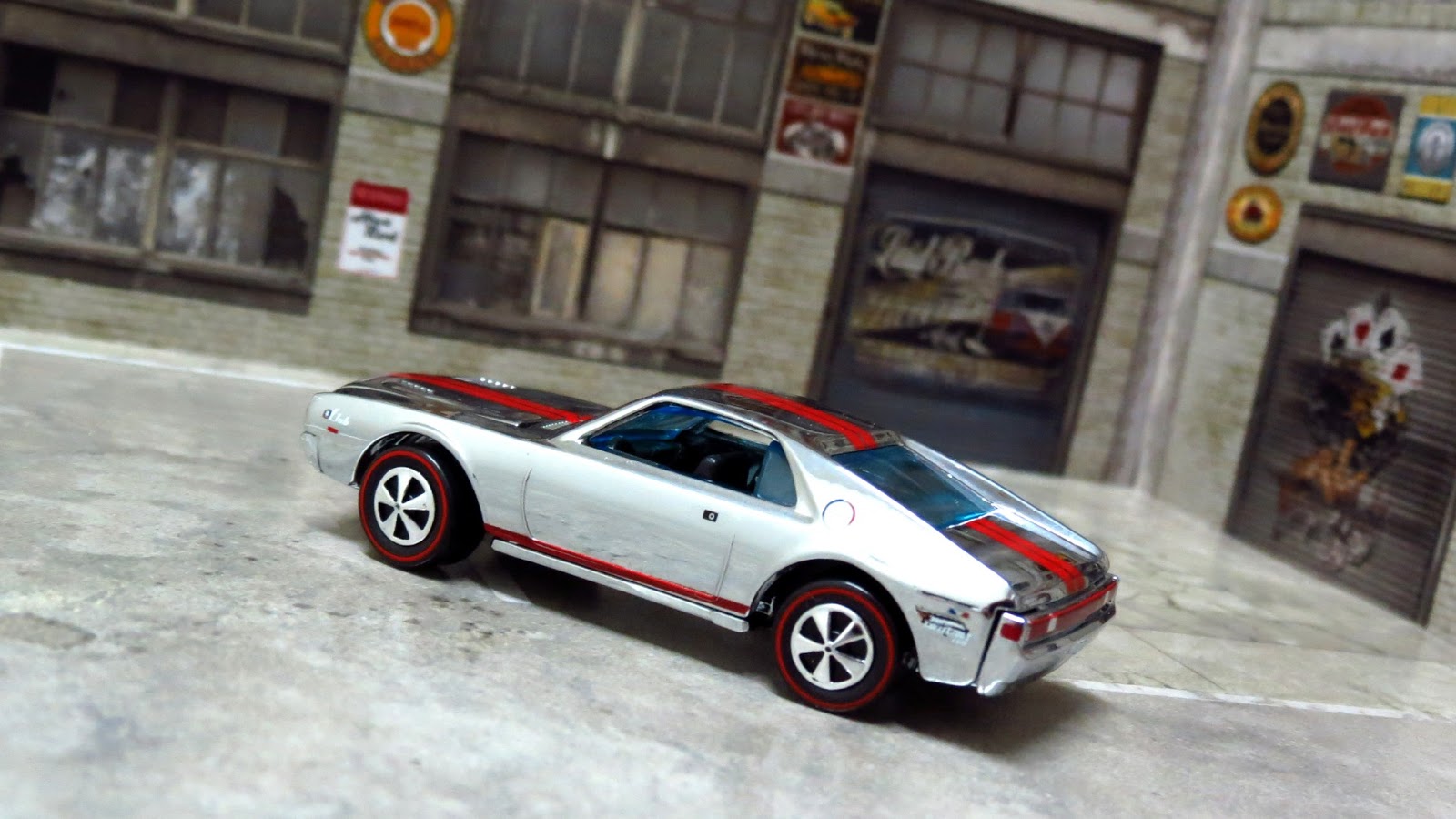 Garagem Hot Wheels AMC Javelin AMX Custom