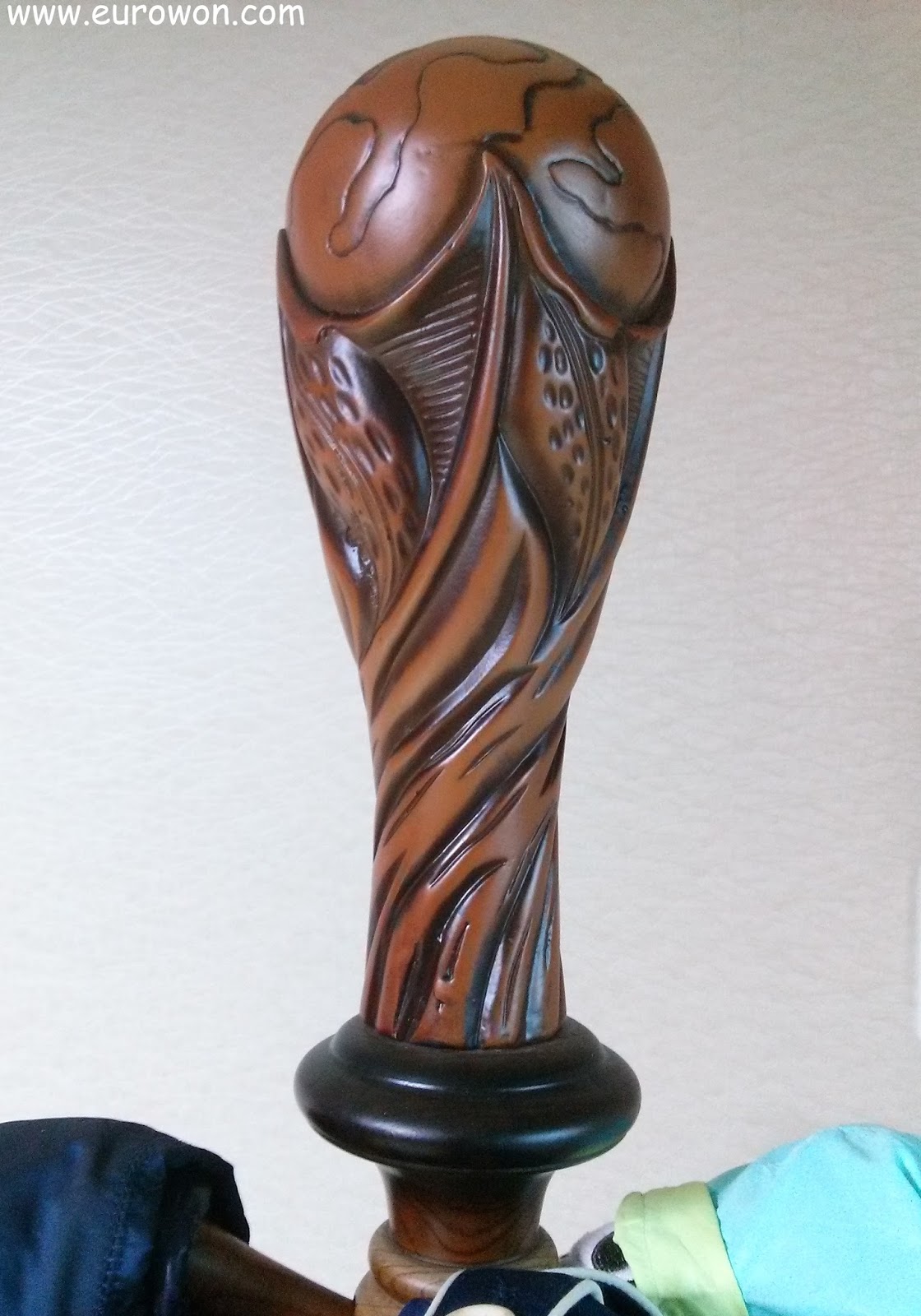 Trofeo de madera de la Copa del Mundo de Fútbol