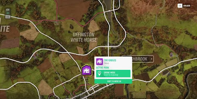 Forza Horizon 4, House Location Map, The Gables