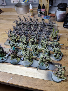 It amazes me that this is basically a table top ready army already Basecoated and washed