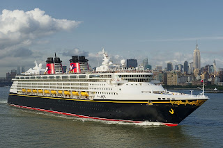 Disney Cruise Line's Disney Magic - Maiden Departure From NYC.