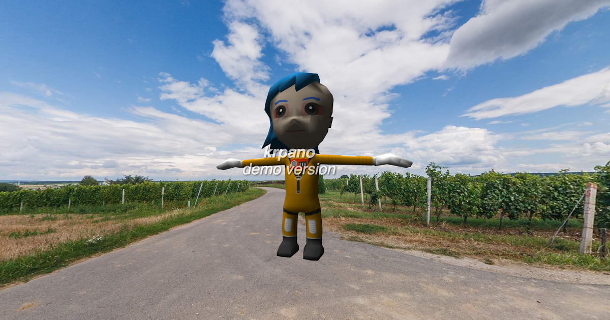 파노라마 VR(krpano) 에 three.js 를 이용한 3D 모델링 넣어보기.