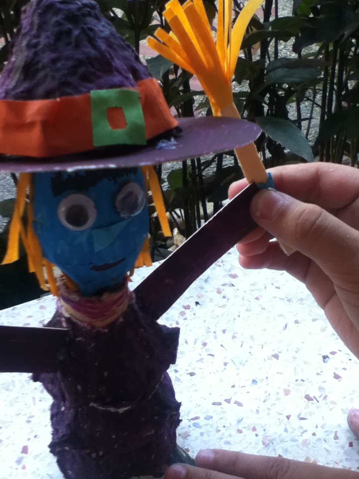 Witch Craft Halloween Craft Egg Carton Witch