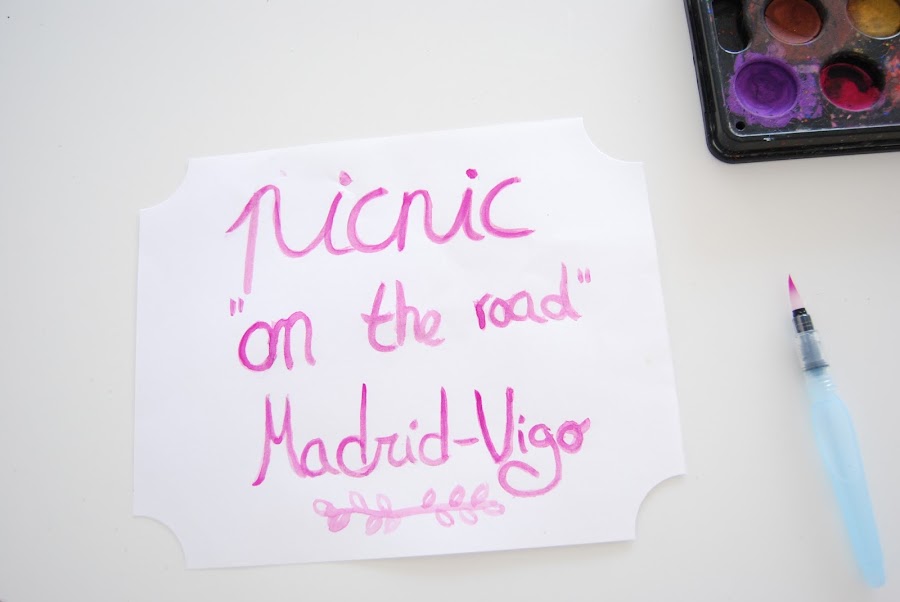 DIY picnic on the road. Picnic para viajes largos.