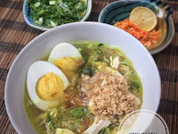 Soto Ayam Lamongan plus Bubuk Koya by Neni Gazali