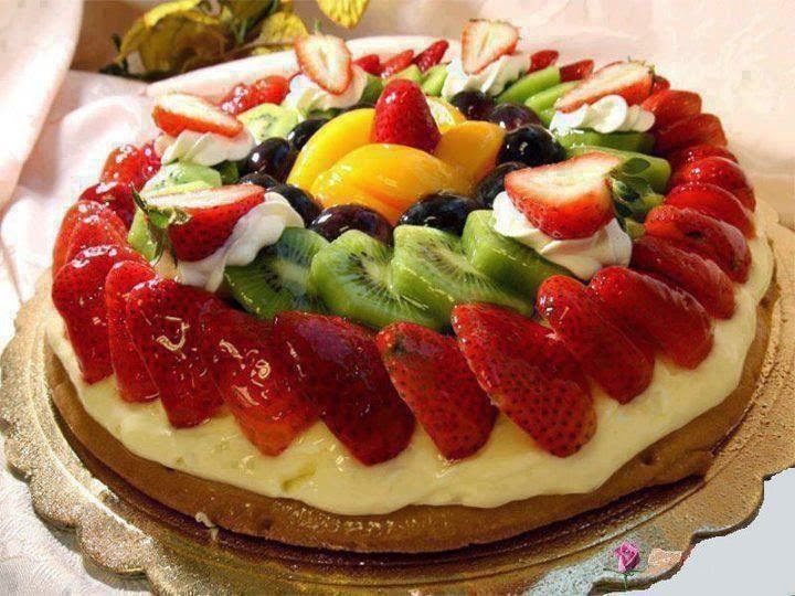 torta con frutta fresca e crema pasticcera (clicca e condividi)