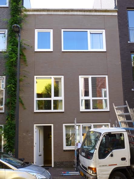 Huis in IJburg, voor schilderbeurt