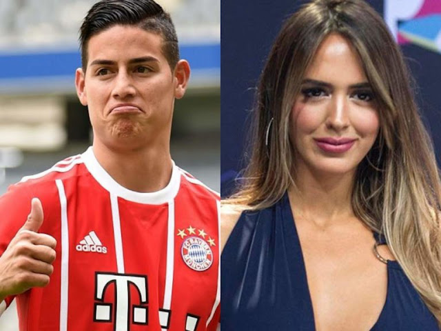 James Rodríguez y Shannon de Lima llegaron juntos a la final de la copa libertadores