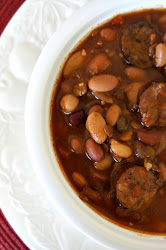 bean cooker slow soup recipe sausage smokey pressure hurst hambeens