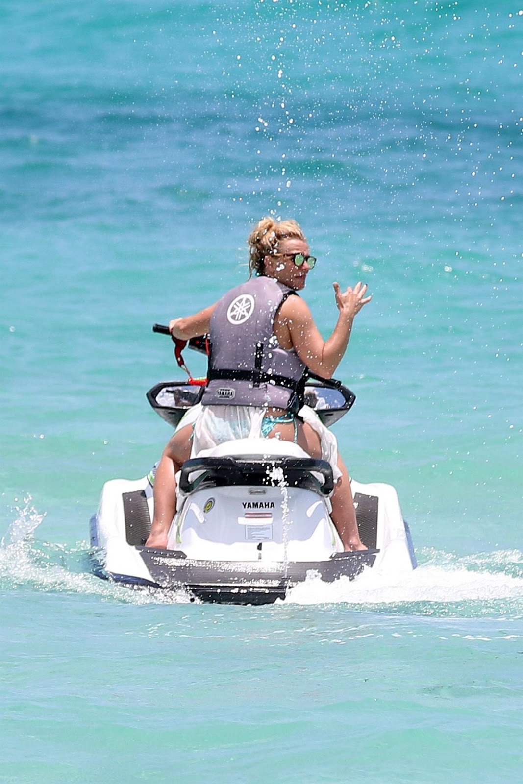 Britney Spears Riding a Jetski in Miami, 06.06.2018