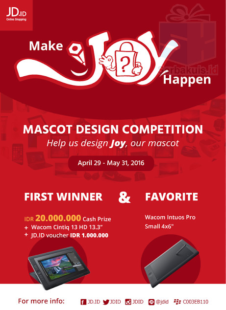 Kompetisi mendesain maskot JD.ID Kompetisi mendesain maskot JD.ID