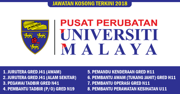 jawatan kosong 2018 universiti malaya