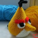 patron gratis pajaro amarillo angry bird amigurumi | free amiguru pattern yellow bird angry bird