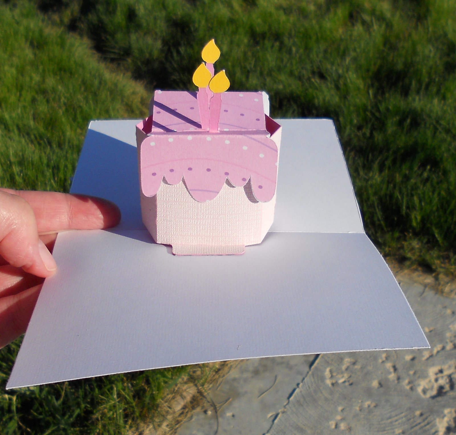 Cammie's Creating Corner: Birthday Cake pop up card