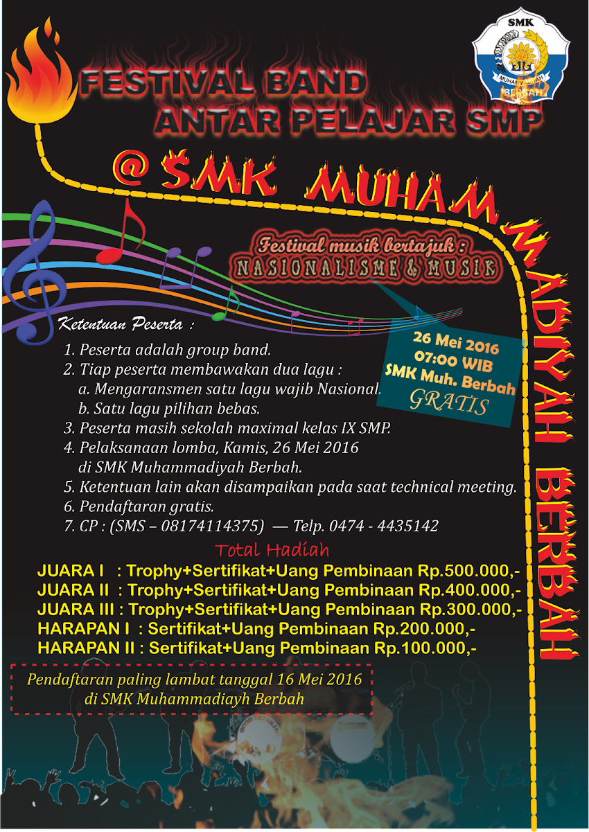 Festival band antar SMP