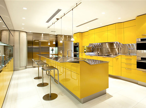 Small Yellow Kitchen Design : Yellow Kitchen Design Ideas Home Architec