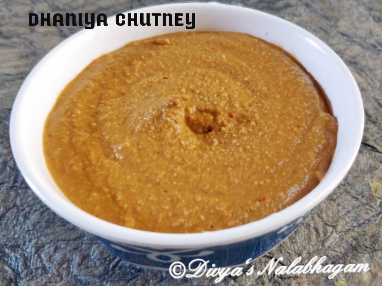 Dhaniya Thuvaiyal Coriander Seeds Chutney Divya's Nalabhagam