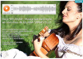 Download da música "RELÍQUIA" música que dará nome ao novo disco de Juliana Spanevello.