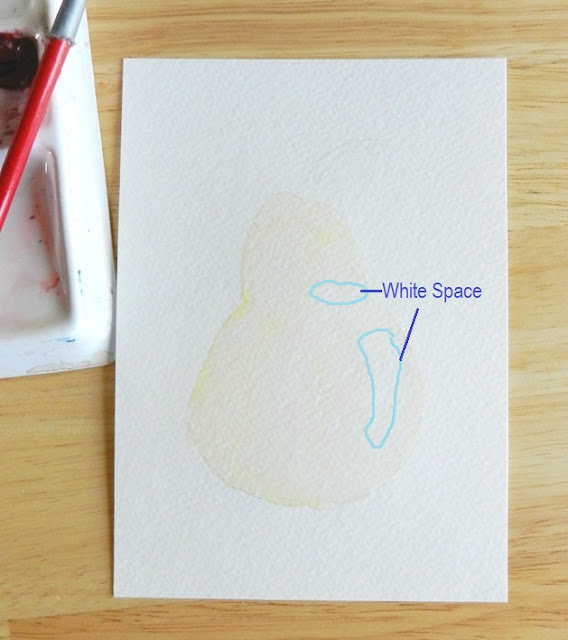 How to paint a watercolor pear