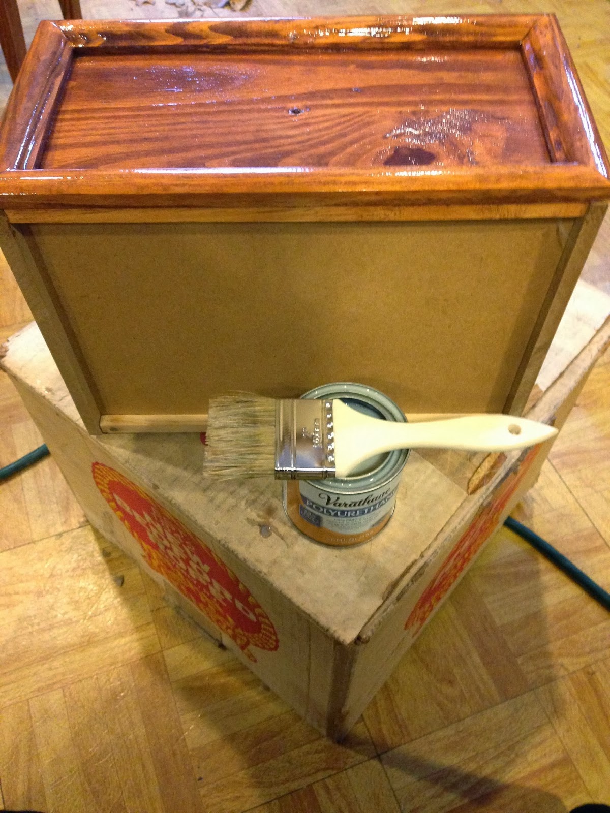 Shimmering Image DIY project Refinishing a Bedside Table