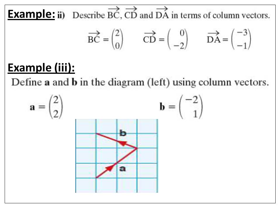 Math 10: CHAPTER 9: VECTORS