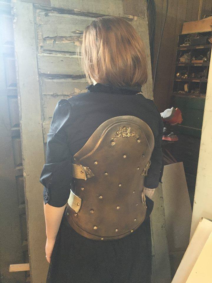 EPBOT: This Steampunked Back Brace Looks Like Gorgeous Cosplay Armor