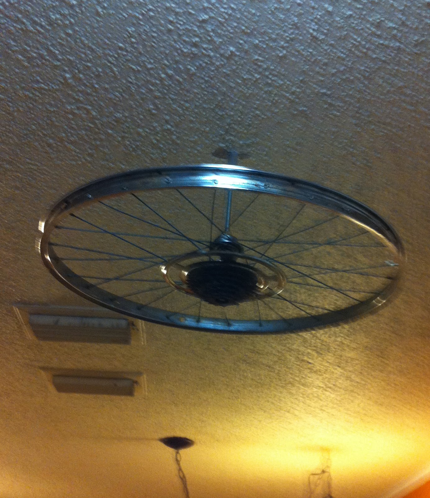 Handy Mandy's Project Emporium Bike Wheel Pot Rack