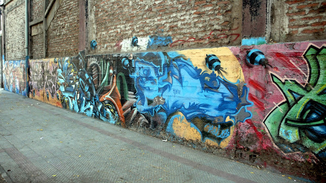 street art santiago de chile estacion central graffiti arte callejero