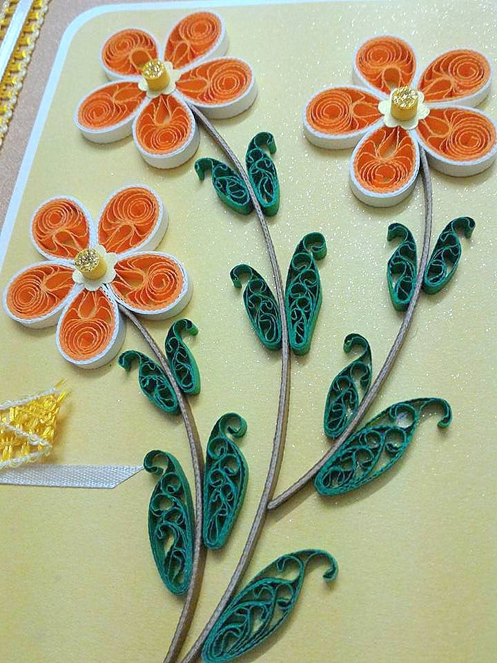 AZLINA ABDUL Twisted quilling leaf tutorial