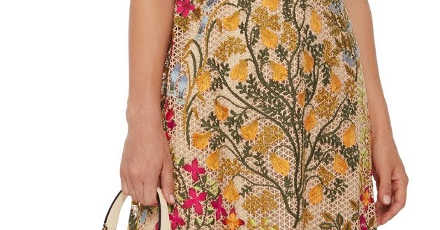 red valentino macrame dress